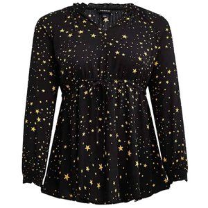 Torrid Celestial Peasant Blouse